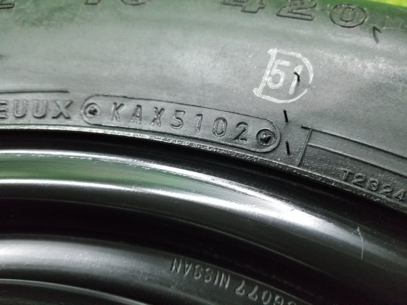 Запасное колесо (запаска) FX35 2003г [082] s50 VQ35DE
