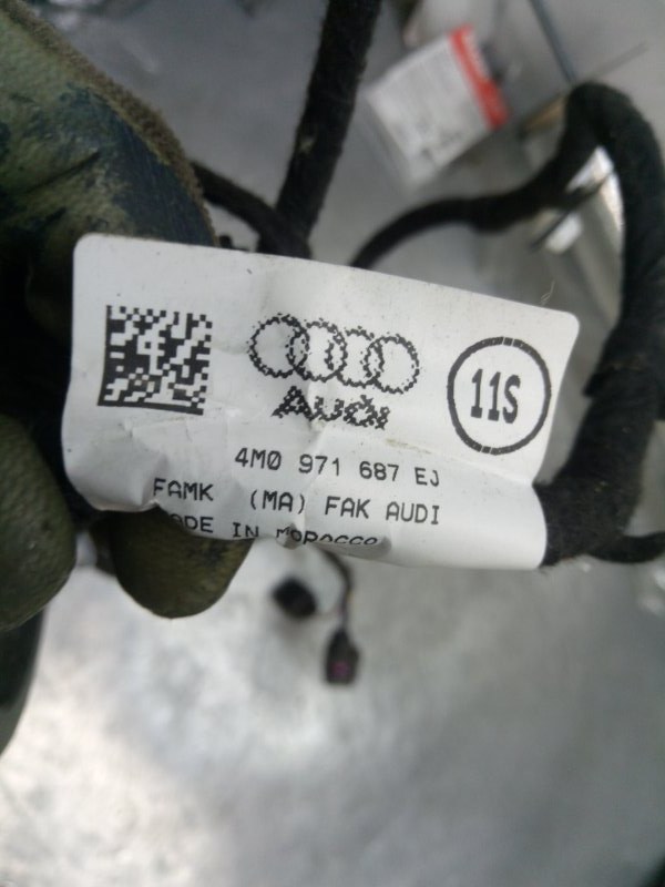 Проводка задняя левая Audi Q7 4M 3.0 TDI
