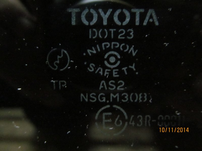 Стекло двери заднее Toyota Corsa L50 4E-FE