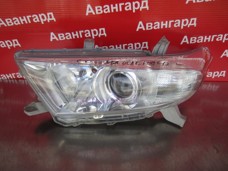 Фара левая Toyota Highlander 2010-2013 XU40 Б/У