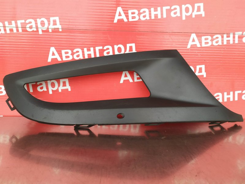 Накладка бампера Volkswagen Polo 2012 Mk5 6R0853666D Б/У