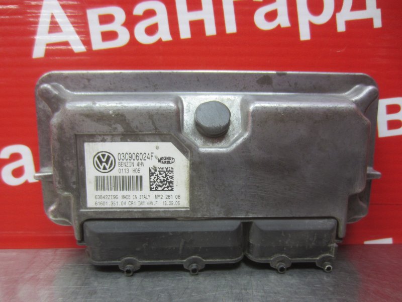 ЭБУ ДВС Volkswagen Polo 2006 Mk4 BUD 03C906024F Б/У