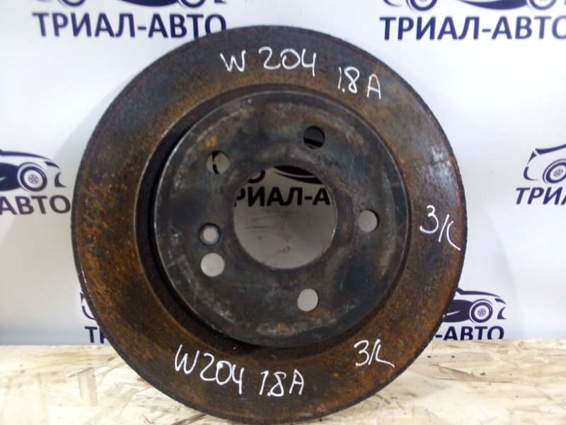 Диск тормозной задний Mercedes C-Class 2007-2014 W204 OM271950 2.0 Kompressor A2044230512 контрактная