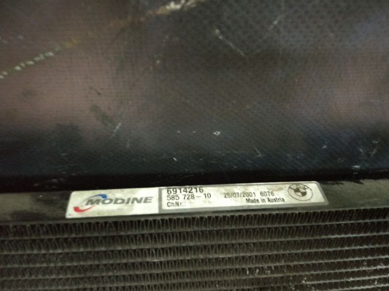 Радиатор кондиционера BMW X5 E53 M54