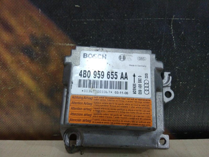 Блок управления Airbag AUDI A6 2003 C5 ASN 4B0959655AA контрактная