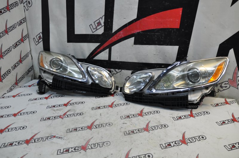 Фары (парой) Lexus GS430 2005 UZS190 3UZFE 81110-30B30 контрактная