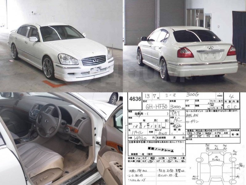 Подкрылок передний левый Cima 2001 HF50 VQ30DET