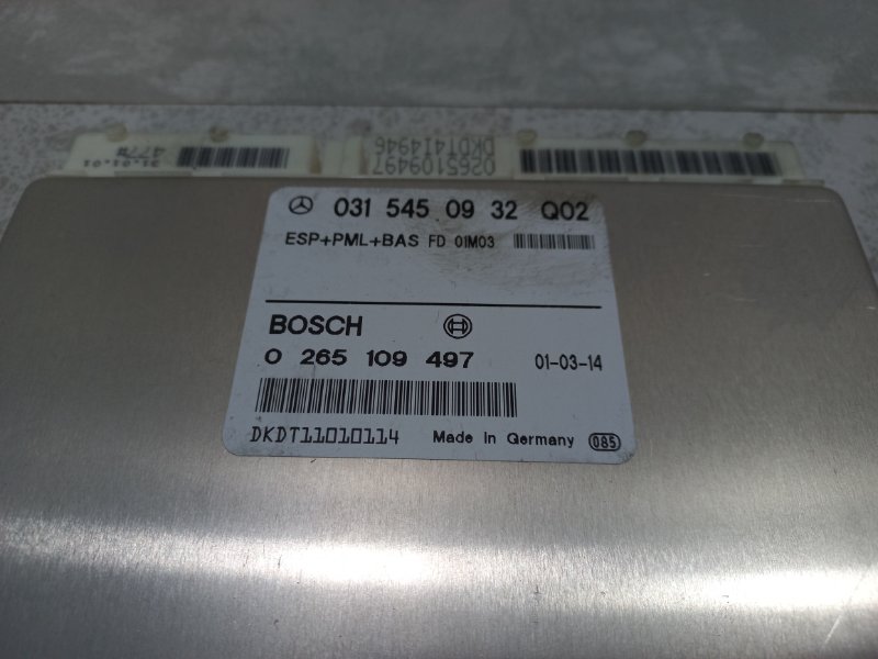 Блок управления ESP S500 2001 W220 113.960