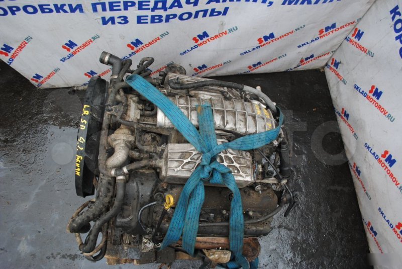 Двигатель контрактный б/у Range Rover 3 Supercharged