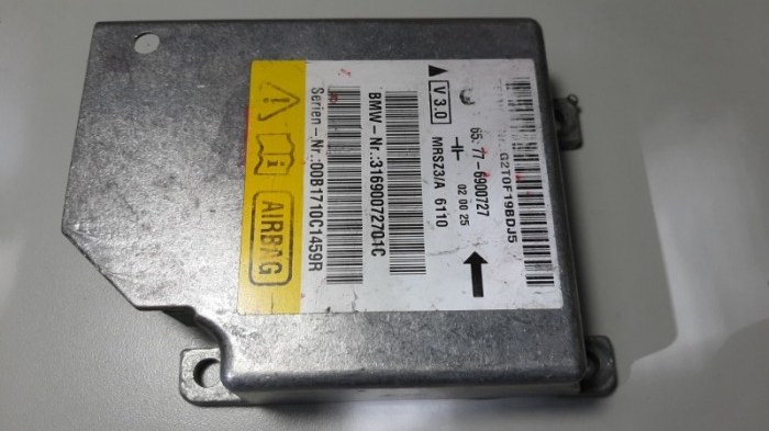 Блок управления AIR BAG BMW X5 2001 E53 M62B44TU 6577-6900727 Б/У