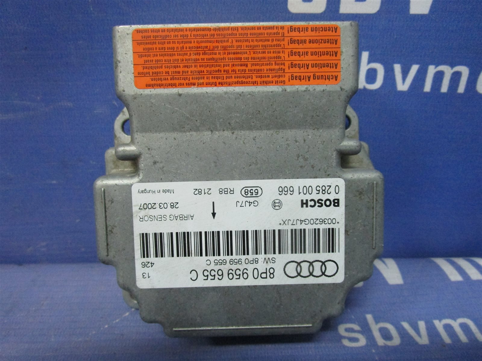 Блок AIR BAG Audi A3 8PA 8P0959655C контрактная