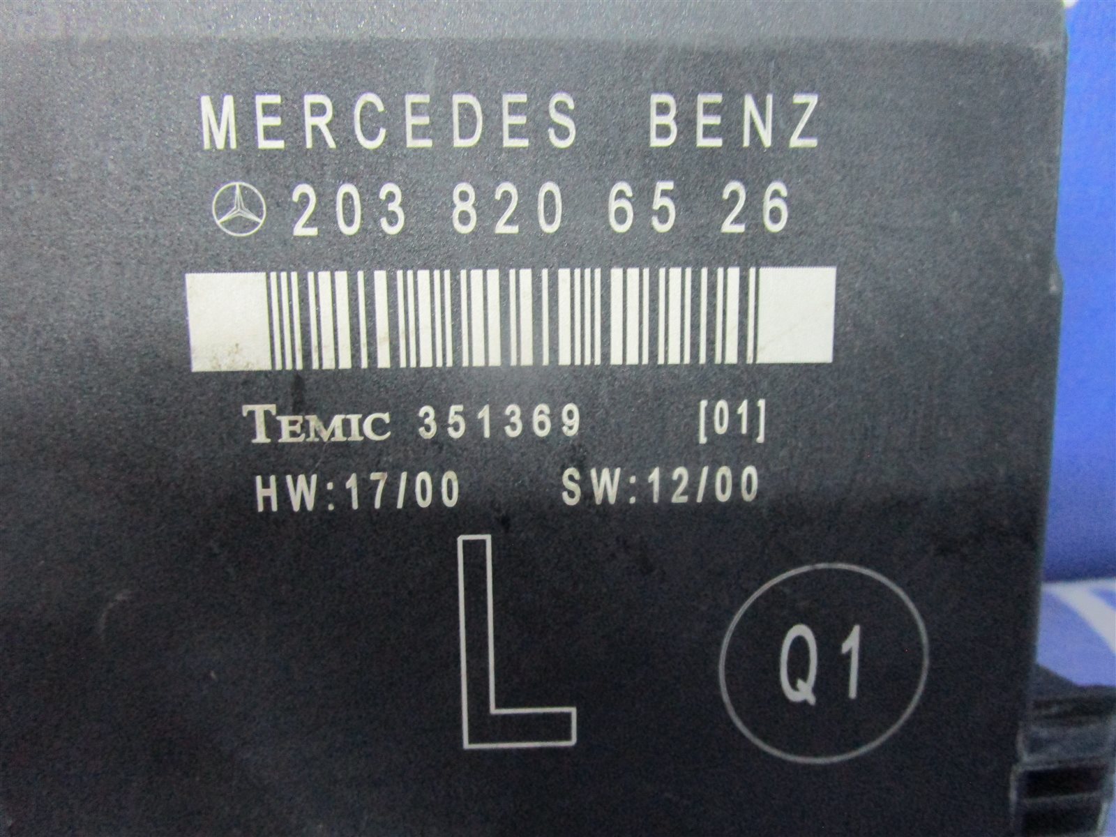 Блок управления дверью задний левый C 2001 W203 / W203.046 M111E20 / 111.951