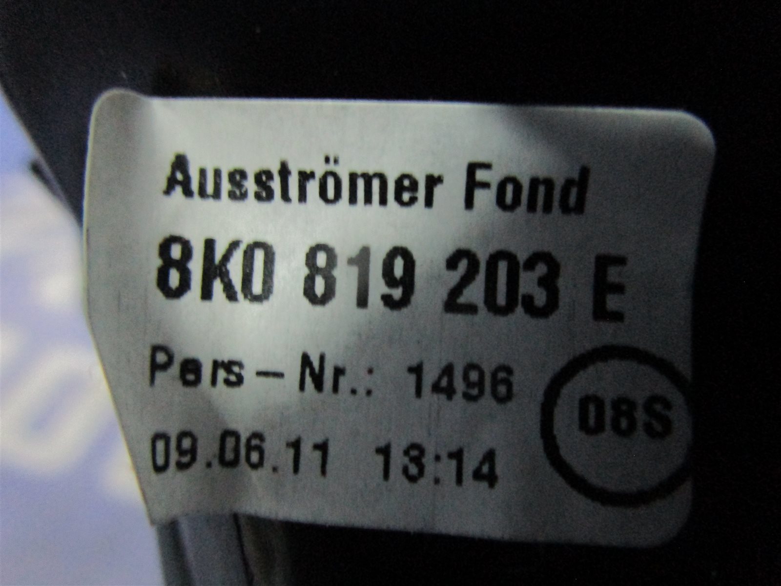 Дефлектор задний A4 2011 B8 8K2 / 8K5 CDN Дефлектор задний A4 2011 B8 8K2 / 8K5 CDN