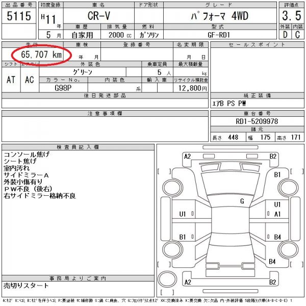 АКПП CRV RD1 B20B