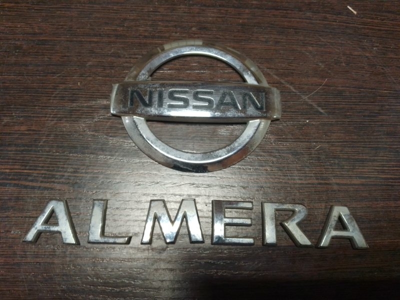 Эмблема задняя Nissan Almera 2016 G15 K4MF496 Б/У