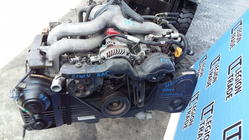 Двигатель SUBARU LEGACY BP5 EJ204 контрактная