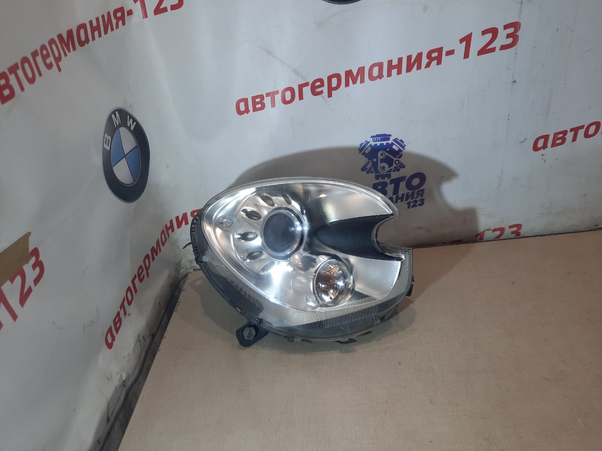 Фара правая MINI Countryman 2011 R60 N18B16A 63129807481 контрактная