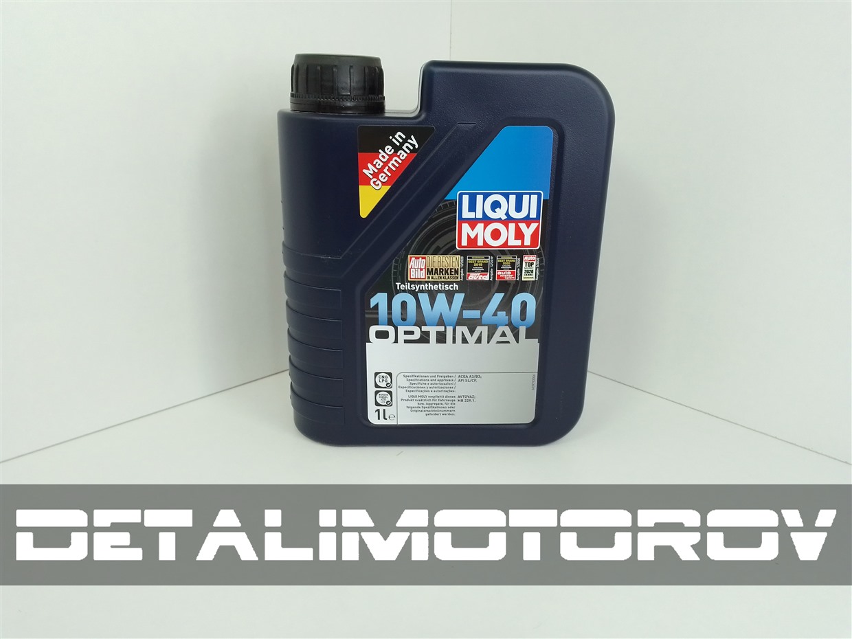 Liqui Moly 3929 10W-40 SL/CF OPTIMAL 1л (полусинт.мотор.масло) 3929 новая