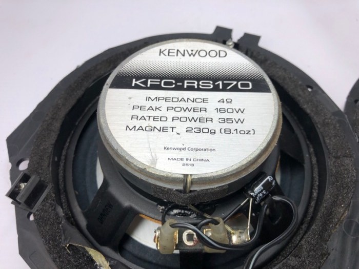 Динамики Kenwood KFC-RS170