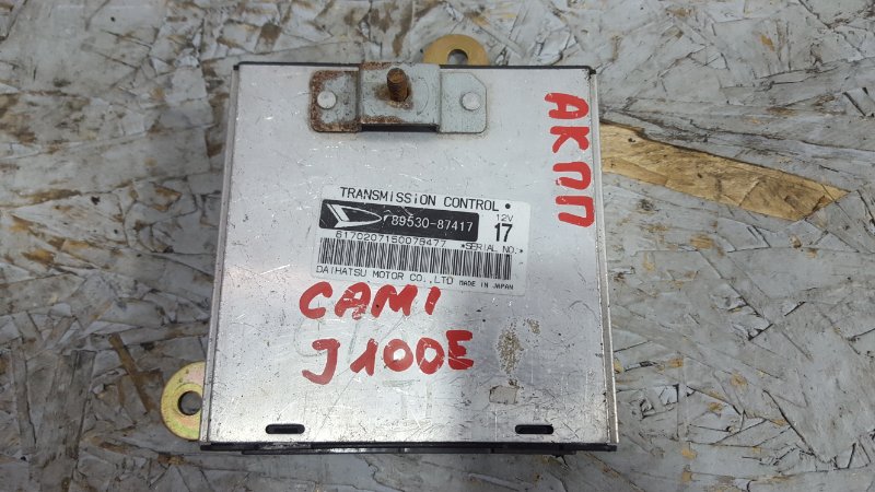 Блок управления акпп TOYOTA CAMI J102E K3VE 8953087417 контрактная