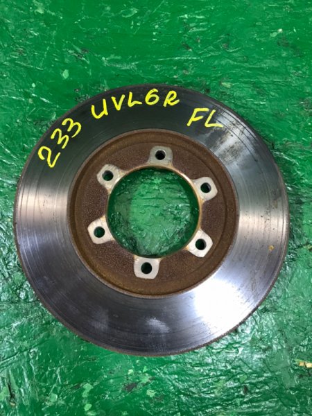 Тормозной диск передний левый MAZDA PROCEED MARVIE 1996 UVL6R WLT U009-33-25X контрактная
