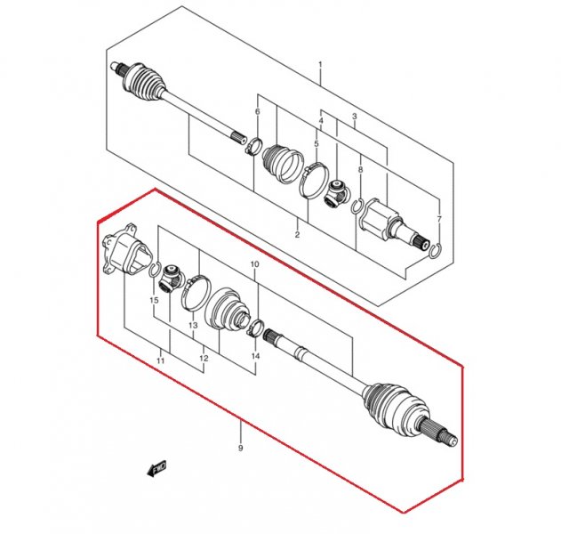 Сузуки гранд витара схема заднего редуктора