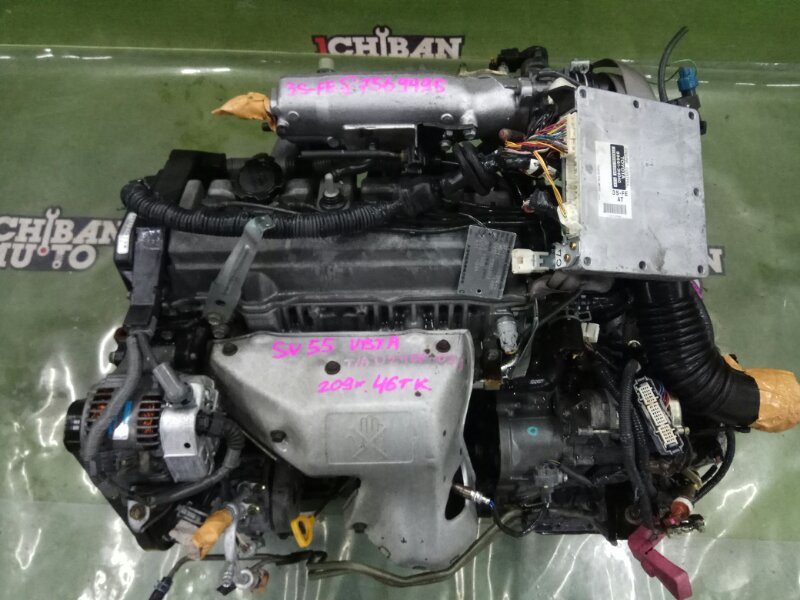 Двигатель на TOYOTA CARINA E ST191 3S-FE 1656909 в Новосибирске