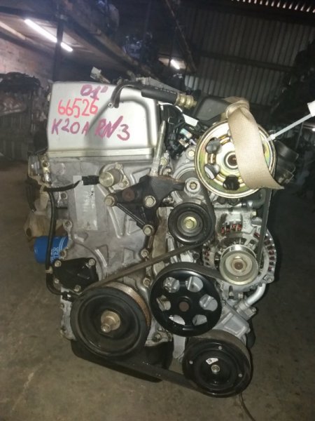 Двигатель HONDA STREAM 2001 RN3 K20A контрактная