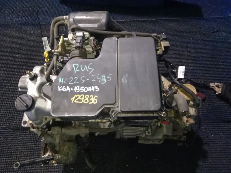 Двигатель WAGON R 2002 MC22S K6A