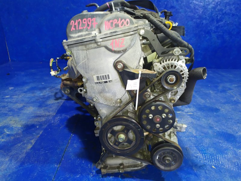 Двигатель TOYOTA RACTIS 2005 NCP100 1NZ-FE 19000-21851 контрактная