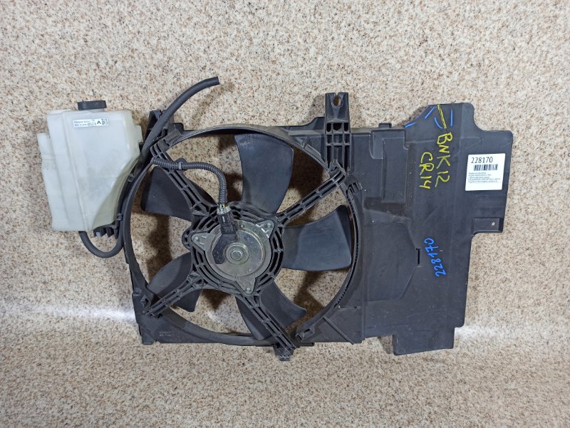 Вентилятор радиатора NISSAN MARCH BK12 CR14DE