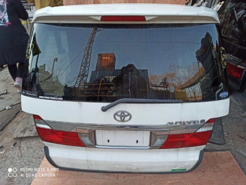 Дверь задняя TOYOTA ALPHARD ANH10 контрактная