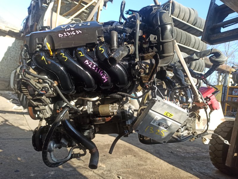 Двигатель TOYOTA FUNCARGO NCP21 1NZ-FE SET АКПП + ДВС контрактная