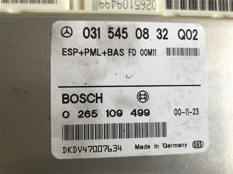 Блок управления ESP E-Class W210 2000 W210 112.941