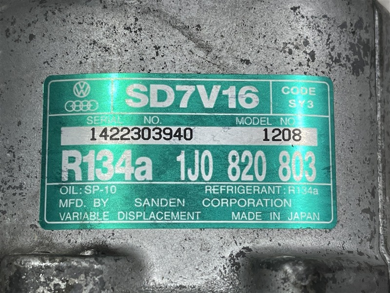Компрессор кондиционера V-Class W638 2000 W638 M104