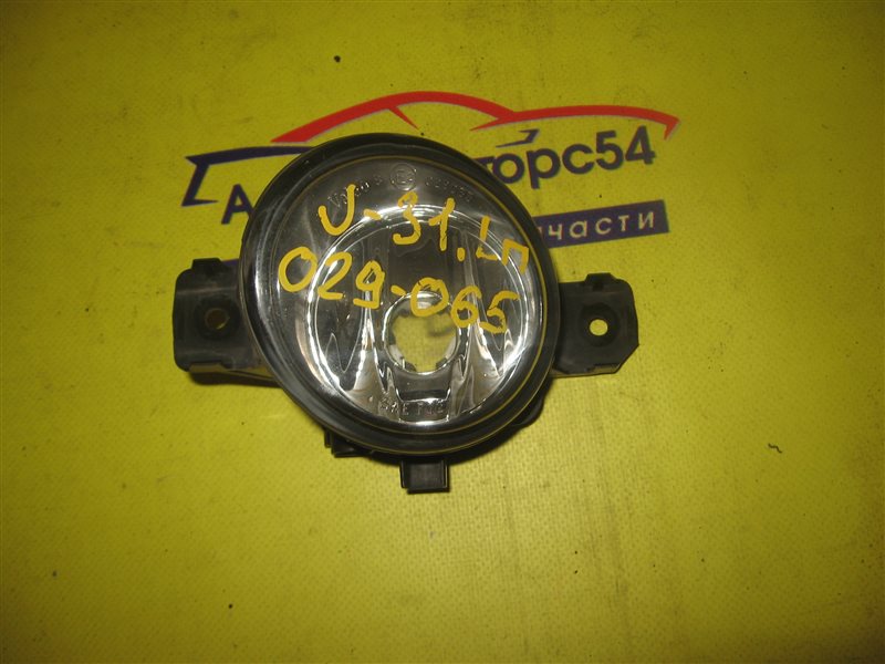 Туманка передняя левая NISSAN ALMERA N16 26150-8990A Б/У