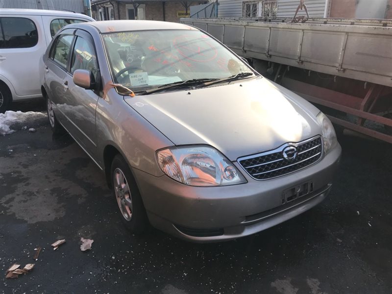 Патрубок радиатора верхний TOYOTA COROLLA 2001 NZE121 1NZ-FE контрактная