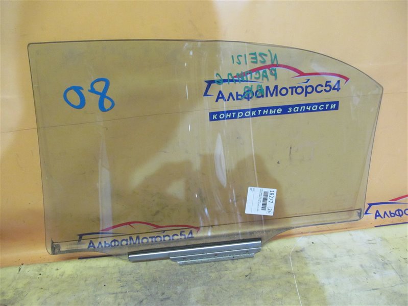 Стекло двери заднее правое TOYOTA COROLLA 2001 NZE121 1NZ-FE 68113-12690 контрактная