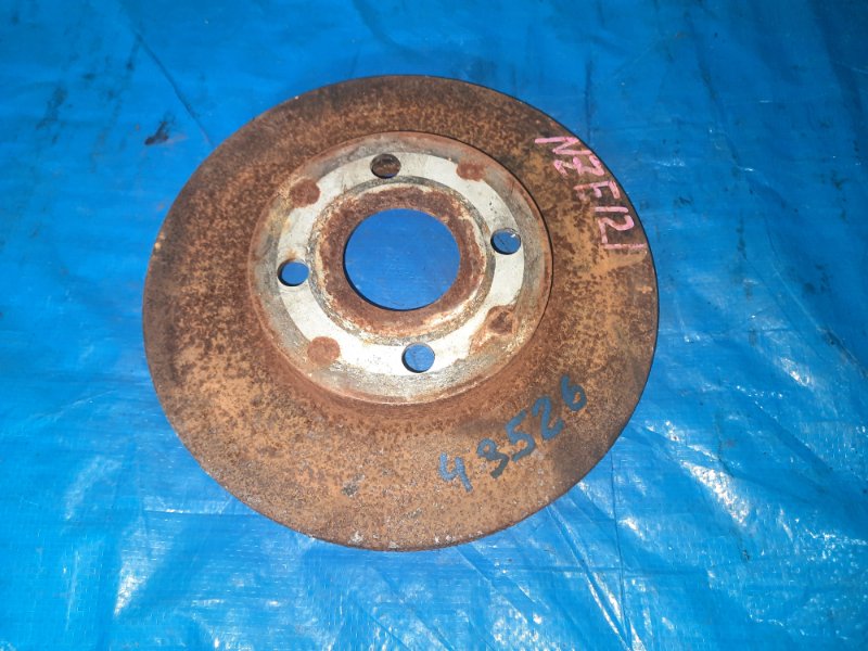 Тормозной диск передний TOYOTA COROLLA 2001 NZE121 1NZ-FE 43512-12610 контрактная