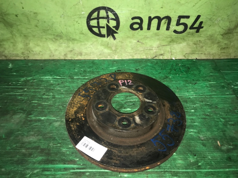 Тормозной диск передний NISSAN PRIMERA P12 QG18DE контрактная