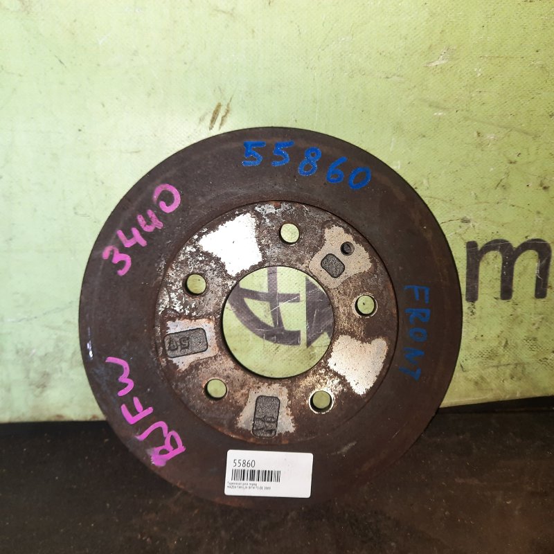 Тормозной диск передний MAZDA FAMILIA 2000 BJFW FS-DE контрактная