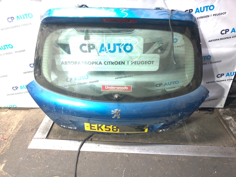 Крышка багажника Peugeot 207 8701CS Б/У