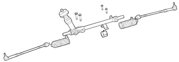 Рулевая рейка Changan CS35 S1010560100 LWDS101056-0100 новая