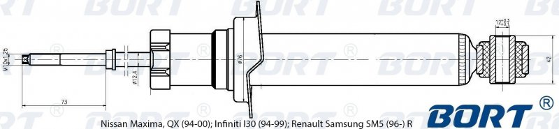 Стойка передняя левая CEFIRO A32 VQ30DE