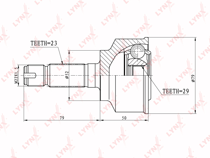 Шрус FIT GD1 L13A