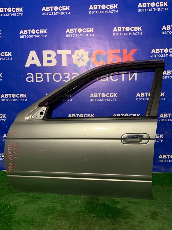 Дверь передняя левая NISSAN SUNNY 1998-2005 B15 QG13DE H01014M4CM контрактная