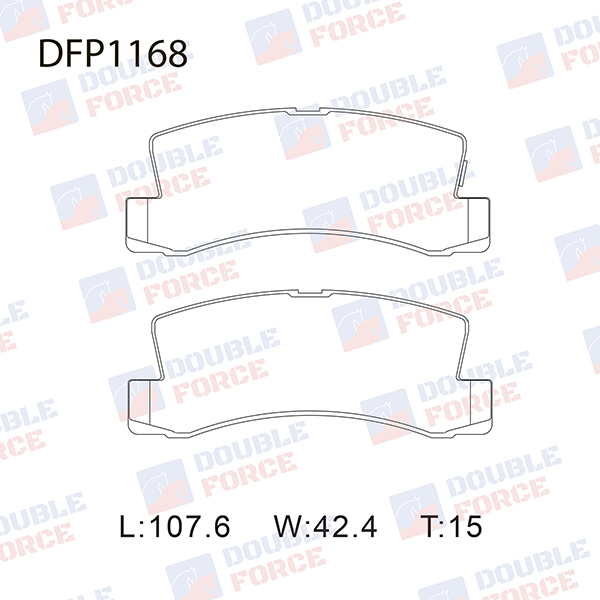 Тормозные колодки DFP1160 новая