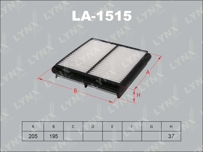 Фильтр воздушный LA1515 новая