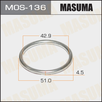 Кольцо глушителя MOS136 новая