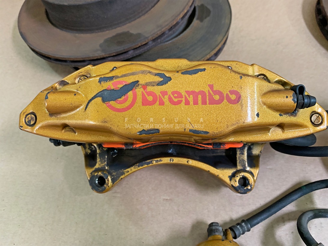 Тормоза Brembo Gold Impreza WRX STi 2003 GDB GDA GGA GGB EJ207DW5CR